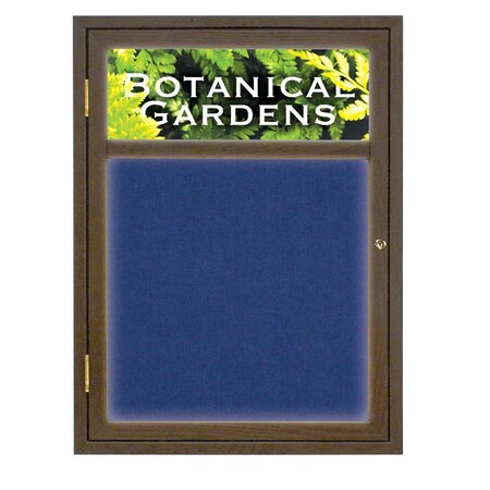 United Visual Products Open Faced Traditional Rounded Corkboard UV639ARC-BLACK-DRKSPR